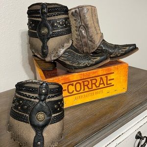 Corral Handcrafted Flip Down- interchangeable Women Boots